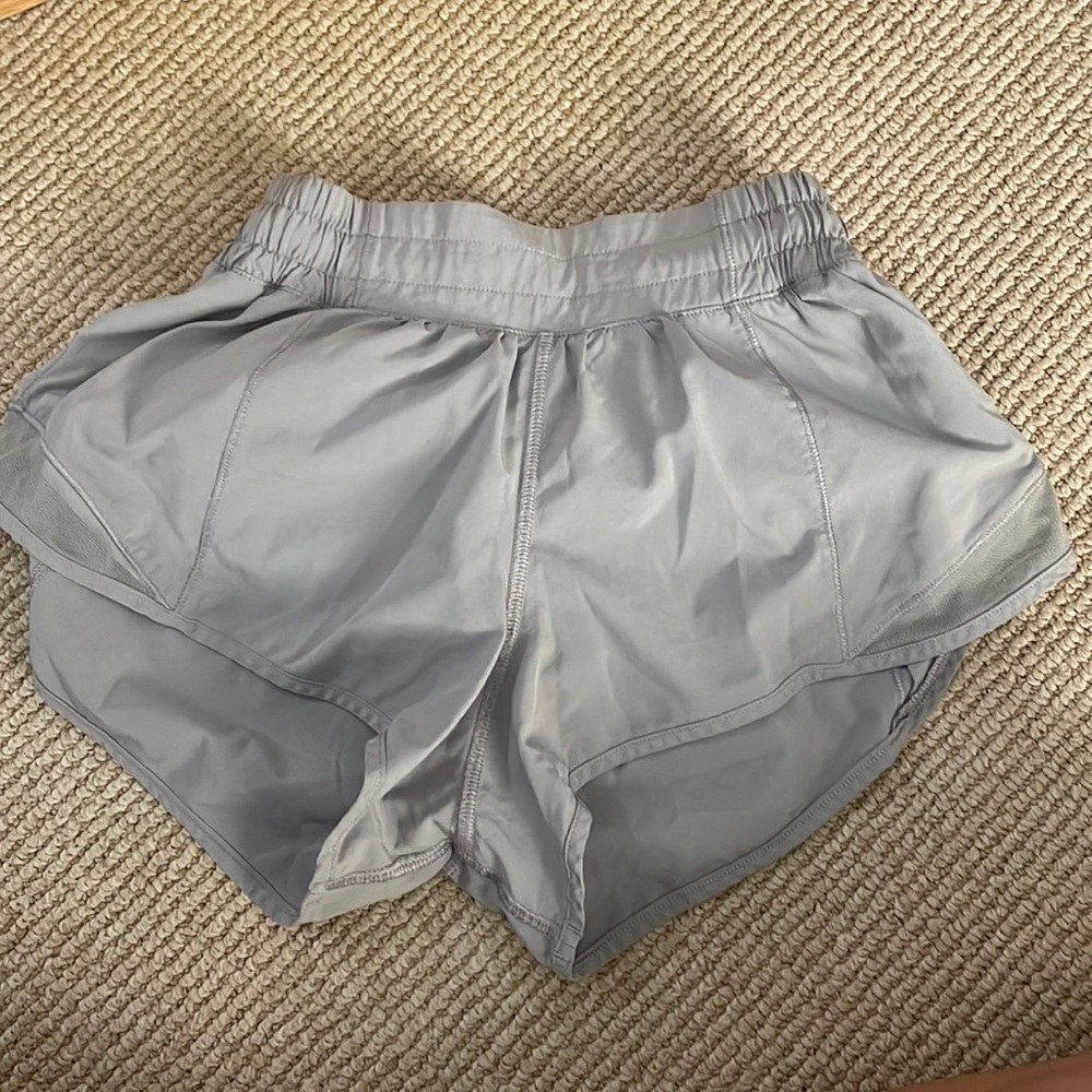 Gray lululemon shorts